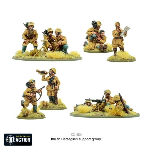 Warlord Games Bolt Action - Italian Bersaglieri Support Group
