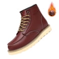 thumbnail image 2 of NOKIO Men'S Snow Boots Men'S High Top Snow Boots Fashion Casual Trainers Breathable Flat Casual Shoes Winter Padded Warm Men'S Boots Men'S Cold-Resistant Winter Boots, 2 of 5