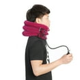 thumbnail image 3 of Qiilu Portable Lightweight Inflatable U-Shape Cervical Neck Stretcher Traction Device, Cervical Neck Traction, Inflatable Neck Traction, 3 of 8