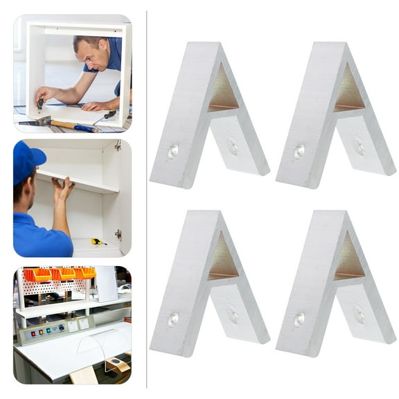 NICERIO 5Pcs Aluminum Profile Corner Bracket Wear Resistant for Cnc Robotics