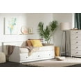 thumbnail image 3 of South Shore Plenny Twin Daybed with Storage, in White Wash, 3 of 11