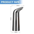 thumbnail image 2 of Automatic soap dispenser, touch-free, automatic liquid soap dispenser, waterproof sensor soap dispenser - plate with silver, 2 of 5