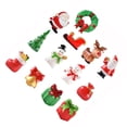 thumbnail image 1 of Cateissary 13 Uds. Modelos en miniatura de Navidad estatua de resina paisaje adornos de autoensamblaje terrario de jardín accesorios de regalos Kits de decoración para fiestas, 1 of 6