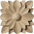 thumbnail image 1 of Ekena Millwork ROS03X03SPRW 3.5 in. W x 3.5 in. H x .5 in. P Springtime Rosette- Rubberwood- Architectural Accent, 1 of 12