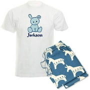Cafepress Personalized Easter Blue Bunny