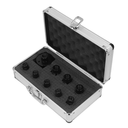 

Brazed Bits Large Torsion 9PCS Female Thread Hole Saw Neat Opening For Marble For Glass