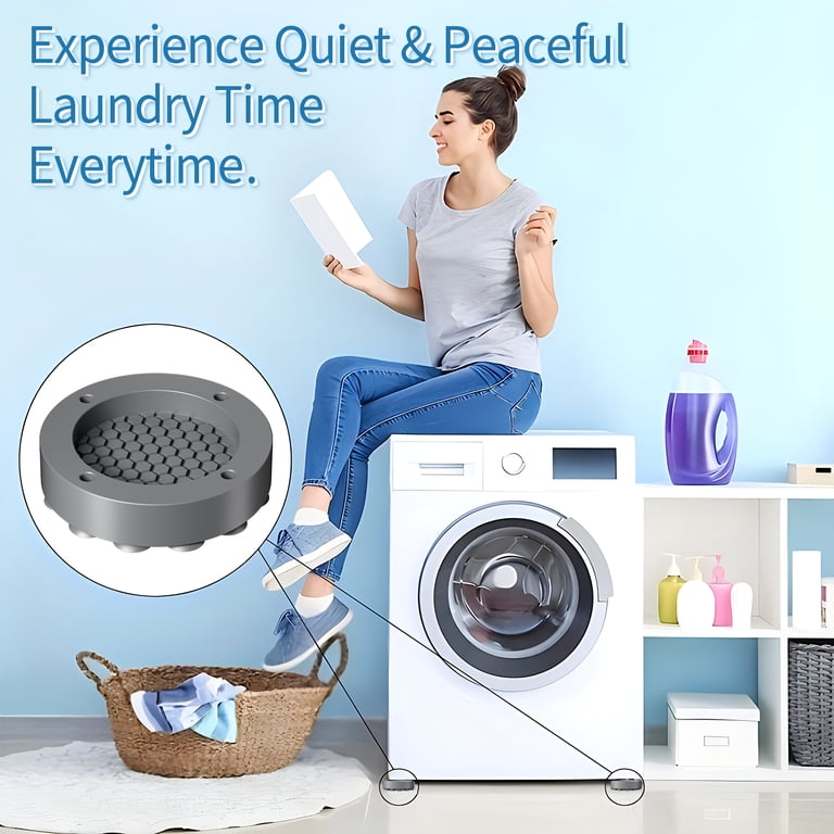 what are the best anti vibration pads for washing machines Anti Vibration Pad Washer 4-Pack Anti-Vibration Feet Pads For Washing  Machines