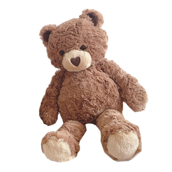 Snuggly Bear Doll Stuffed Toy, Safe PP Cotton Cuddle Companion for Nursery Bedroom, Birthday Christmas Decoration