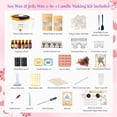thumbnail image 2 of Kit para hacer velas WcoDusak de cera de soya y cera gel 2 en 1, 2 of 8