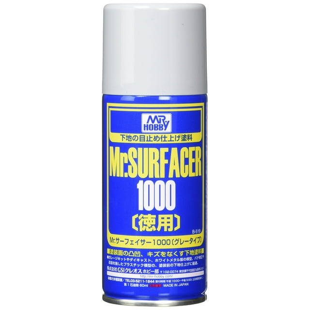 Spray Mr. Surfacer 1000 GSI Creos Mr. Hobby B519 170mL