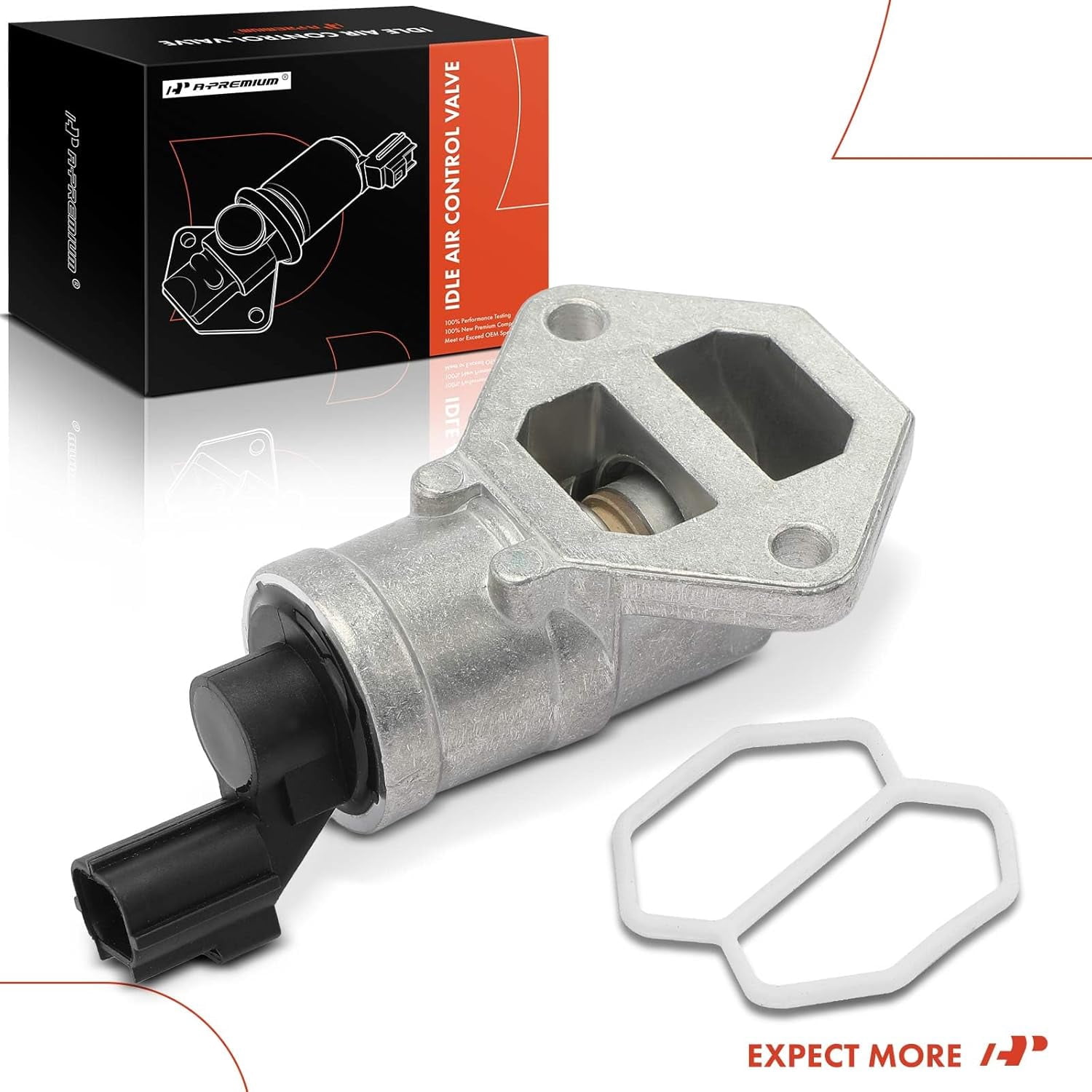 A-Premium Fuel Injection Idle Air Control Valve Compatible with Ford Escape 2004-2008, Taurus 2004-2005 & Mazda Tribute 2005-2006 2008-2010 & Mercury Mariner 2005-2008, Sable 2004 2005, 3.0L