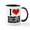 White/Black Inside, variant on CafePress - I Love Redheads Mug - 11 oz Ceramic Mug - Novelty Coffee Tea Cup