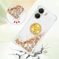 thumbnail image 3 of Funda para Xiaomi Redmi 13C 4G con Brillo Líquido Flotante, Purpurina, Parachoques y Anillo Giratorio Soporte, 3 of 5