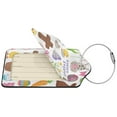 thumbnail image 4 of Rocae Happy Easter1 for Leather Luggage Baggage Tags ID Label Privacy Cover ID Label with Stainless Steel Loop and Address Card, 4 of 5
