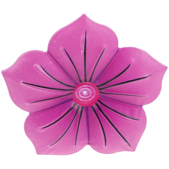 EXHUMKY Decorative Metal Flowers Wall Sculptures for Living Room Bedroom with Pink Iron 1Pcs
