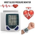 thumbnail image 3 of Monitor de presión arterial médico con pantalla LCD Digital automática, Monitor de pulso, frecuencia cardíaca, tonómetro, esfigmomanómetro, 3 of 4