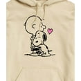 thumbnail image 3 of Peanuts - Snoopy Charlie Hug With Heart - Men's Pullover Hoodie, 3 of 6