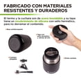 thumbnail image 5 of Termo para Comida Hikeo de Acero Inoxidable con Cuchara Plegable 628 ml, 5 of 5