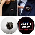 thumbnail image 4 of Kamala Harris Pin Solapa Alfileres Redondos para El Pecho Insignias Circulares Tim Walz, 4 of 9