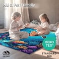 thumbnail image 4 of ODIKA 5'x7' Machine Washable Non-Slip Area Rug, Fresh Ocean Breeze Palette High Traffic Rug, Blue, 32059, 4 of 7