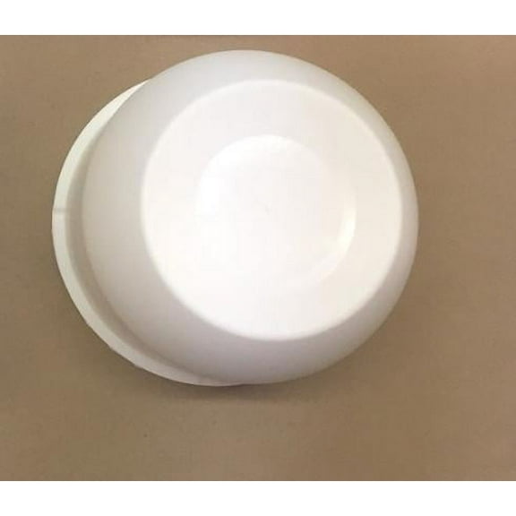 White Trailer Wheel Hub Center Cap 4.25 inch diameter Travel Trailer, Camper RV