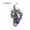 Amethyst, variant on Dragon Wrapped Natural Gemstone Wyvern Wivern Pendant Magic Reiki Healing Amulet-Howlite