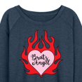 thumbnail image 3 of Bratz - Bratz Angel - Flames - Women's Lightweight French Terry Long Sleeve Shirt, 3 of 5