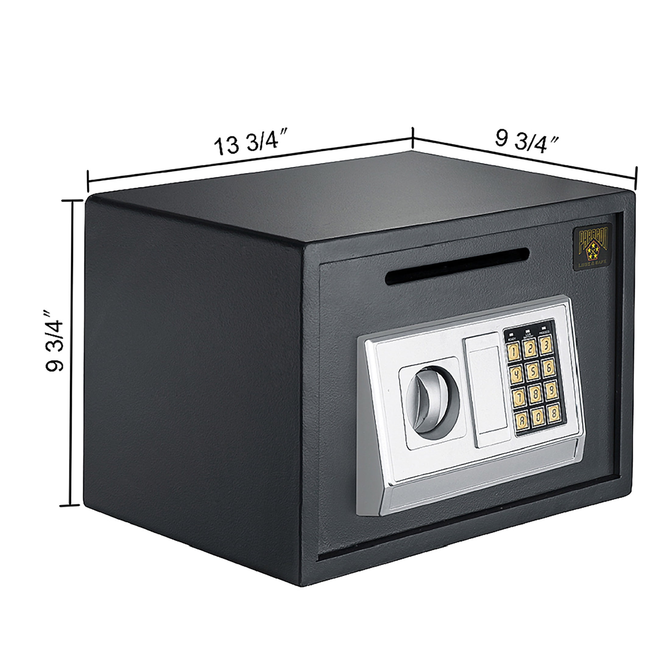 Safe Deposit Box with Keypad and Manual Keys