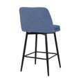 thumbnail image 4 of MIKIBAMA Counter Height Swivel Bar Stools Set of 2, 4 of 11