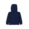 thumbnail image 2 of Hanes Pure Comfort Baby Lightweight French Terry Full-Zip Hoodie, Organic Cotton, Boys & Girls Athletic Navy 12MTH, 2 of 3