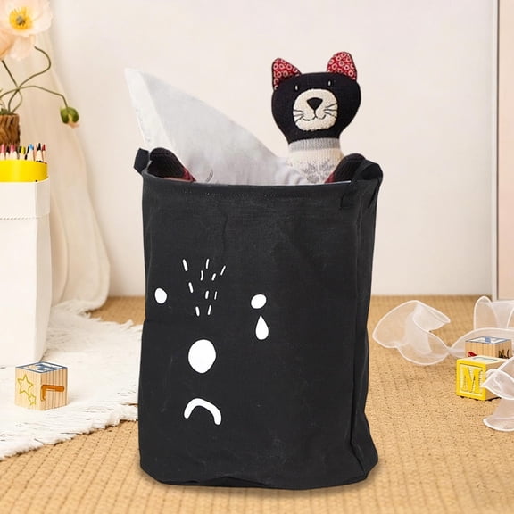 Foldable Fabric Storage Basket Heavy-Duty Canvas Waterproof, Large Capacity, Reinforced Handles Foldable, Sturdy, Odorless Laundry Hamper, Toy Organizer, General Storage