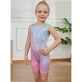 thumbnail image 2 of 2-8 Years Gymnastics Leotards for Girls Sparkly Biketards Unitards Athletic Tumbling Outfit, 2 of 6