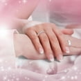 thumbnail image 3 of Women’s Eternity Ring 2.42ctw Cubic Zirconia Anniversary Wedding Band in Genuine Rose Gold Plating, Stackable, 3mm , Size 5-10, 3 of 7