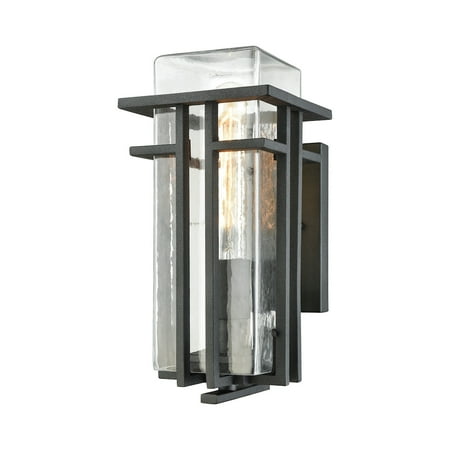 

Elk Home Croftwell 12 High 1-Light Outdoor Sconce - Textured Matte Black