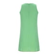 thumbnail image 6 of Aueoeo Casual Midi Dress for Women, Women's Summer Casual Tank Dress Crewneck Sleeveless Sundress Cotton Linen Dress Loose Mini Dress with Pockets, 6 of 6