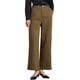 thumbnail image 1 of Pantalones de mujer INSPIRE CHIC mezcla de lana de cintura alta con bolsillos, cinturón y cremallera, pantalones de negocios casuales de oto?o/invierno marrón M, 1 of 1