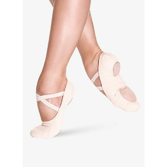 Dance Shoes Ballet Canvas Split Sole So Danca SD16 Nude 9.5B Child