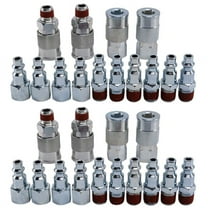 28 Pieces 1/4 Inch Npt Quick Connect Air Coupler and Plug Kit for Air Compressor Accessories Fittings