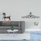 thumbnail image 2 of Figura de caballo,Figura de caballo Escultura animal coleccionable,Decoración de pared con pergaminos,Decoración de pared con pergamino,arte rústico de metal,Figura, 2 of 8