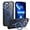 14116-Navy Blue, variant on Design for iPhone 13 Pro Max  Case with Invisible Stand [Compatible with Magsafe], Full Body Cover Slim Shockproof Protective Phone Case for Apple iPhone 13 Pro Max 6.7", Black
