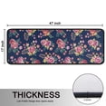 thumbnail image 5 of Kitchen Rugs Sets Of 2,Pioneer Flower Floral Print Pattern Anti Fatigue Kitchen Mat Rugs Non Slip Washable,Decorative Kitchen Floor Mats for Kitchen,Sink,Laundry,17"x47"+17"x47", 5 of 5