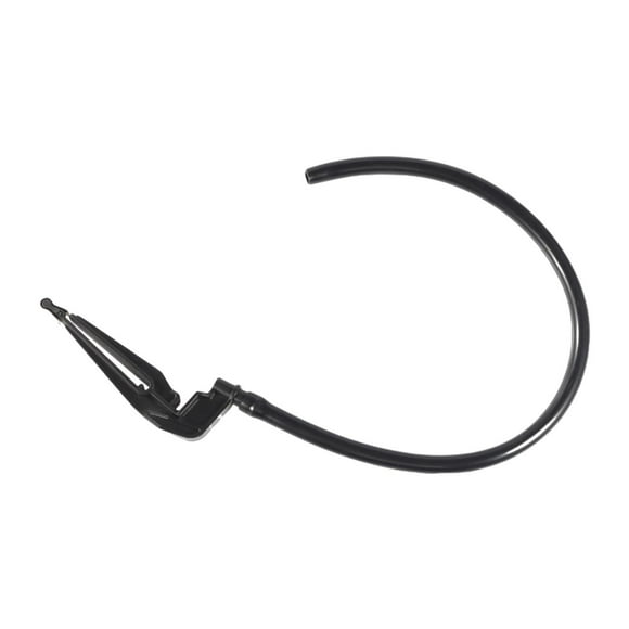 Tubo de recarga de inodoro y clip Kit de reparación de inodoro Ahorro de agua Resistente para mayoría de las demás válvulas Fácil de instalar Pieza Negro