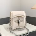 thumbnail image 4 of Bolso bandolera para mujer, bolso de mensajero con cadena, bolsos informales, bolso de mano para mujer, monedero suave, 4 of 9