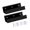 Black, variant on Display Rack Wall Shelf Set of 2, Acrylic Storage Platform with Mounting Hardware for Study Studio Corner Placement