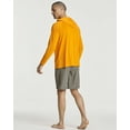 thumbnail image 5 of Real Essentials 3 Pack: Men's Rash Guard Hoodie Sweatshirt Sun Protection UPF Fishing Shirt (Available in Big & Tall), 5 of 6