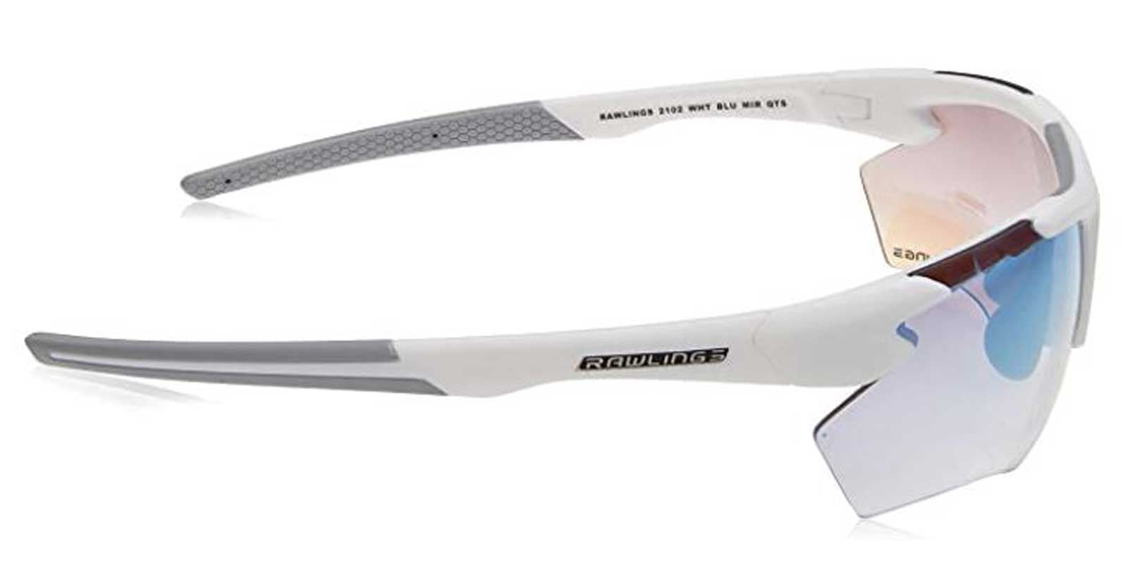 Adult Multi Rawlings Unisex's 2102 White and Blue Mirror Sunglasses 