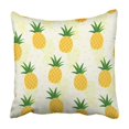 thumbnail image 1 of RYLABLUE Beige Agriculture Pineapple Pattern Green Citric Color Dessert Diet Doodle Drawing Pillowcase Cover 16x16 inch, 1 of 1