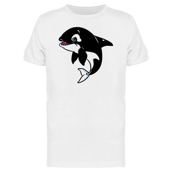 Killer Whale Cartoony Tee Men's -Image by Shutterstock