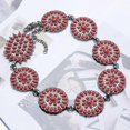thumbnail image 1 of 2023 Nuevo collar gargantilla de cuello grande con declaración étnica india para mujer Bo--código de modelo B rojo 8555 rojo B, 1 of 4