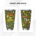 thumbnail image 3 of Lsque Camping 1 Pattern 20oz Car Cup with Lid and Straw, Insulated Coffee Cup with Straw Topper, Spill Proof Travel Coffee Mug, Stainless Steel Tumble-Without Straw, 3 of 8